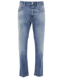 Closed Loose Fit Jeans - - Heren - Blauw