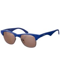 Carrera - Accessoires ,Blauw ,Ovale Acetaat Zonnebril Met Uv-Bescherming - Lyst