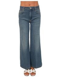 Marella - Mlswlcrop Wijde Cropped Jeans - Lyst