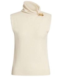 Alberta Ferretti - Sleeveless Tops - Lyst