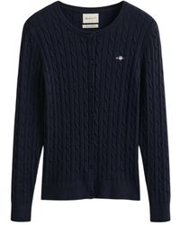 GANT - Rondgebreide Trui - Lyst