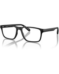 Emporio Armani - Montatura occhiali ea3233 nero opaco - Lyst