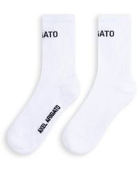 Axel Arigato - Ondergoed ,Wit ,Katoen Logo Tube Sokken - Lyst