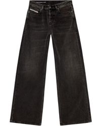 DIESEL - Wide Jeans - Lyst