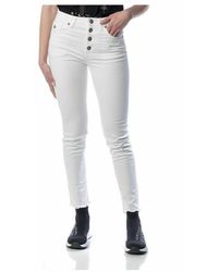 Femme Vêtements Articles de sport et dentraînement Pantalons de survêtement/sport Uwp22034pa trousers John Richmond en coloris Blanc 