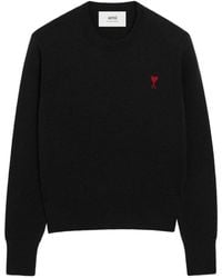 Ami Paris - Round-Neck Knitwear - Lyst