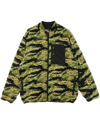 Huf - Tijger Camo Fleece Jas Voor Mannen - Lyst