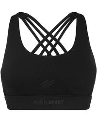 Philipp Plein - Fitness ,Zwart ,Jersey Crop Top - Lyst