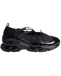 Simone Rocha - Criss cross tracker sneakers - schwarz - Lyst
