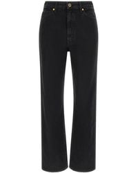 KHAITE - Straight Fit Jeans - Lyst