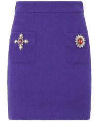 Moschino - Fitted Skirt With Details - Lyst