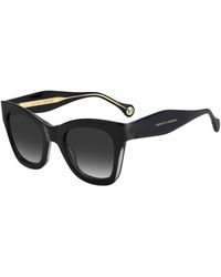 Carolina Herrera - Ch 0015/s sonnenbrille, schwarz grau/dunkelgrau verlaufend - Lyst