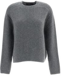 arch4 - Nisha Rippstrick Kaschmir Pullover Mit Rundhalsausschnitt - Lyst