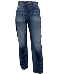 Denham - Jeans ,Blauw ,Katoen Straight Jeans - Lyst