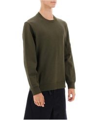 C.P. Company - French Terry Crew-Neck Sweatshirt Met Iconische Lens - Lyst