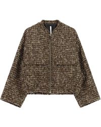 Imperial - Jassen ,Bruin ,Tweed Giubbotto - Lyst