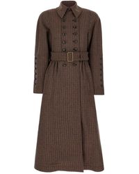 Chloé - Double-Breasted Jas - Lyst