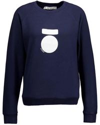 10Days - Dunkelblauer cropped sweater für frauen - Lyst