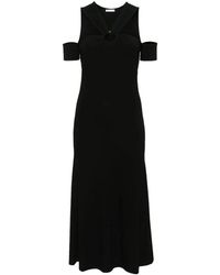 Patrizia Pepe - Vestido negro elegante k103 nero - Lyst
