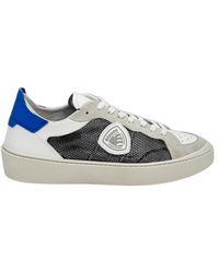 Blauer - Sneakers staten bianco/nero/blu - Lyst