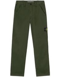 Stone Island - Straight Trousers - Lyst