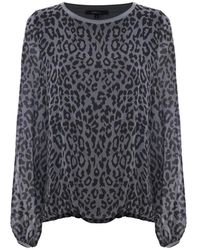 Kocca - Stijlvolle Lange Mouwen Blouse Met Print - Lyst