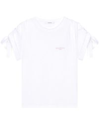 Givenchy - Tops ,Wit ,Katoen T-Shirt - Lyst