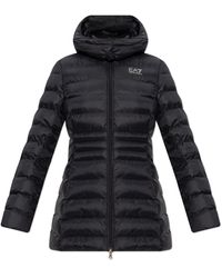 EA7 - Isolierte Jacke Mit Logo - Lyst