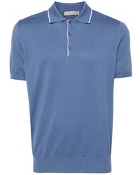 Canali - Polo in cotone classico made in italy - Lyst