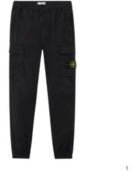 Stone Island - Slim-Fit Trousers - Lyst