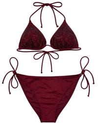 MC2 Saint Barth - Badmode ,Rood ,Annabelle Triangel Bikini Top - Lyst