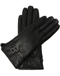 Kazar - Accessoires ,Zwart ,Leer Zwarte Zachte Leren Handschoenen - Lyst