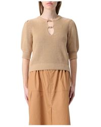 Twinset - Eleganter Strickpullover Mit Seildetail - Lyst