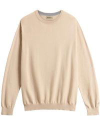 Woolrich - Truien & Vesten ,Katoen Trui Met Ronde Hals Van Jersey - Lyst