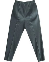 Issey Miyake - Slim-Fit Trousers - Lyst