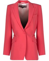 Patrizia Pepe - Eleganter Blazer Mit Goldenen Akzenten - Lyst