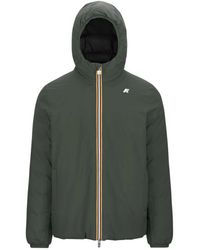 K-Way - Jassen ,Groen ,Polyester Jack St Thermo Reversible Jacket - Lyst