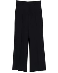 Seventy - Broeken ,Blauw ,Wol Wijde Broeken - Lyst