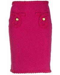 Skirt de Moschino de color Rosa Mujer Ropa de Faldas de Faldas por la rodilla 
