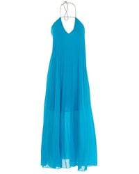 Patrizia Pepe - Langes Kleid Mit Trägern Für Frauen - Lyst