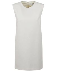 Max Mara - Weiße Fiuggi Kleid Für Frauen - Lyst