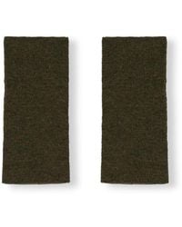 Cortana - Accessoires ,Groen ,Wol Alpaca En Merino Wol Armwarmers - Lyst