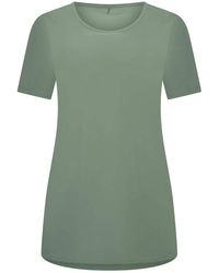 Plus Basics - T-Shirt Ronde Hals Midi - Lyst