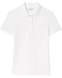 Lacoste - T-Shirts En Poloshirts Wit - Lyst