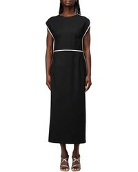 HUGO - Elegantes Schwarzes Boss Kleid - Lyst