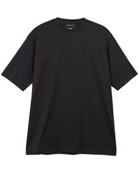 Y-3 - Schwarze Boxy Ss Tee Polos - Lyst