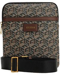 Guess - Tracolla ederlo g cube logo - Lyst