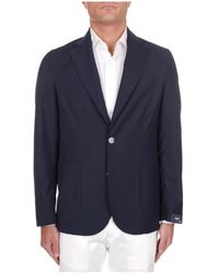 Barba Napoli - Jassen ,Blauw ,Giacca Easy - Lyst