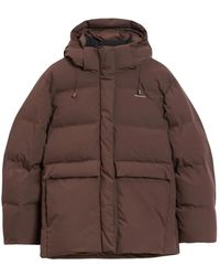 Holzweiler - Jassen ,Bruin ,Polyester Besseggen Down Jacket - Lyst