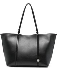 Jacquemus - Schwarze Lederhandtasche Mit Kugelverschluss - Lyst